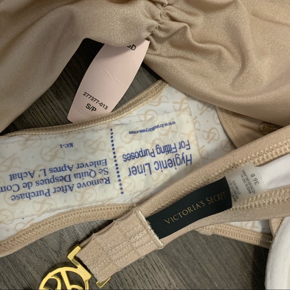 Bombshell shimmer tan 36b fits 34c & 32d RARE! - Picture 3 of 3